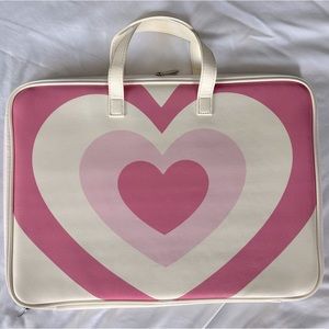Wildflower Laptop Case Pink Heart